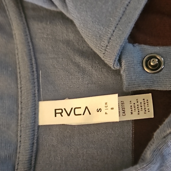 RVCA REPLAY CROPPED POLO TEE - Picture 8 of 8